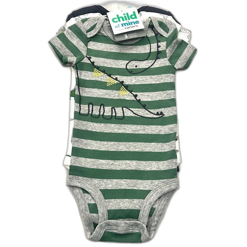 Carter’s Child of Mine Baby Bodysuit Hoodie & Pants Set and 3 pack Bodysuits - Picture 9 of 15